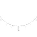 Collier étoiles et lune argent