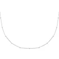 Collier petites billes d'argent 
