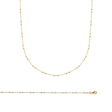 Bracelet petites billes plaqué or