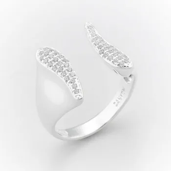 Bague argent toi et moi